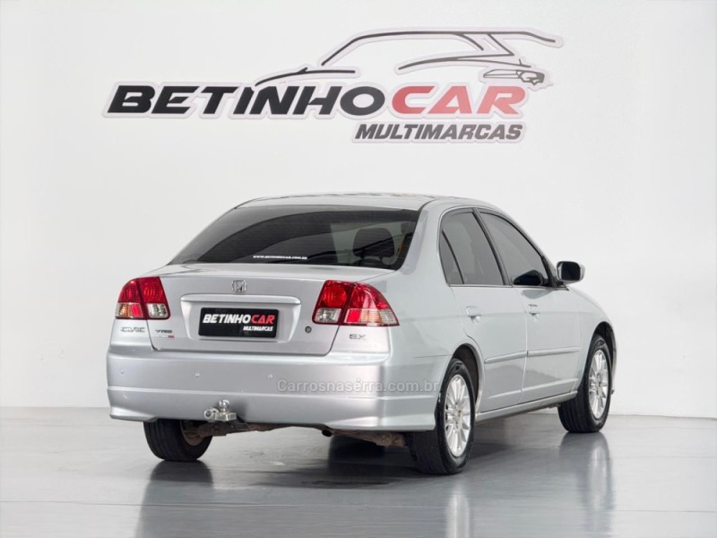 CIVIC 1.7 EX 16V GASOLINA 4P AUTOMÁTICO - 2006 - ESTâNCIA VELHA