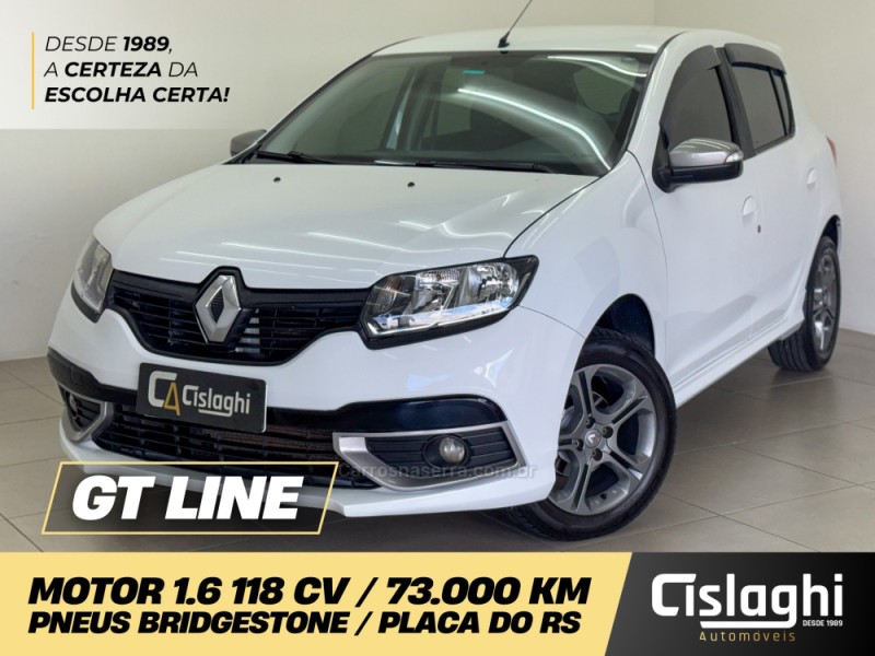 sandero 1.6 gt line limited flex 4p manual 2018 carlos barbosa