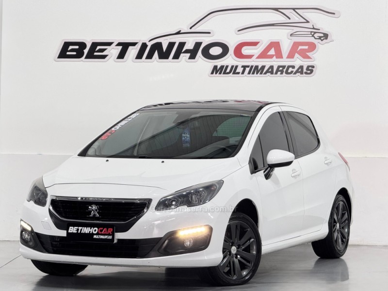 308 1.6 allure 16v flex 4p manual 2016 estancia velha