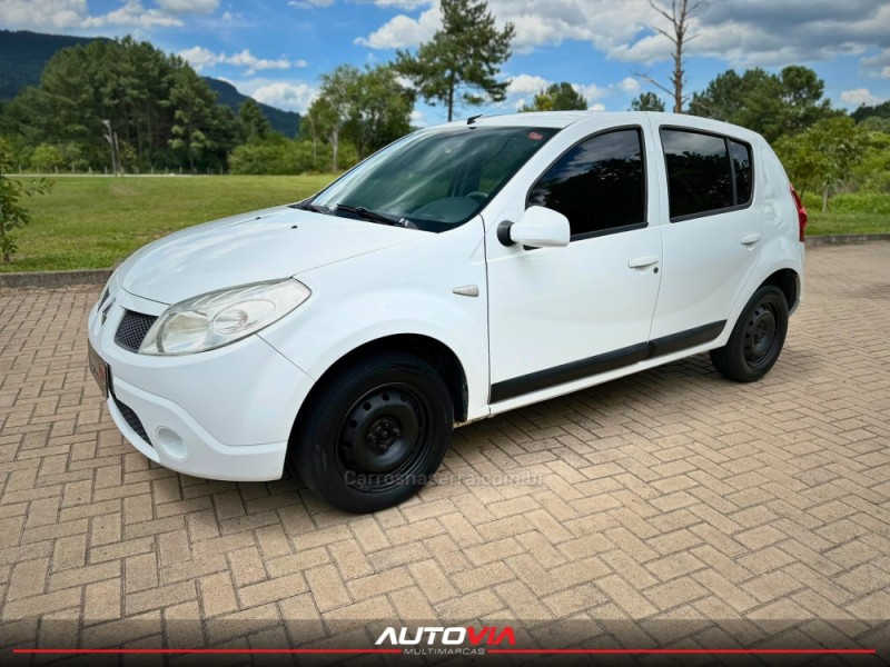 SANDERO 1.6 EXPRESSION 8V FLEX 4P MANUAL - 2010 - SAPIRANGA