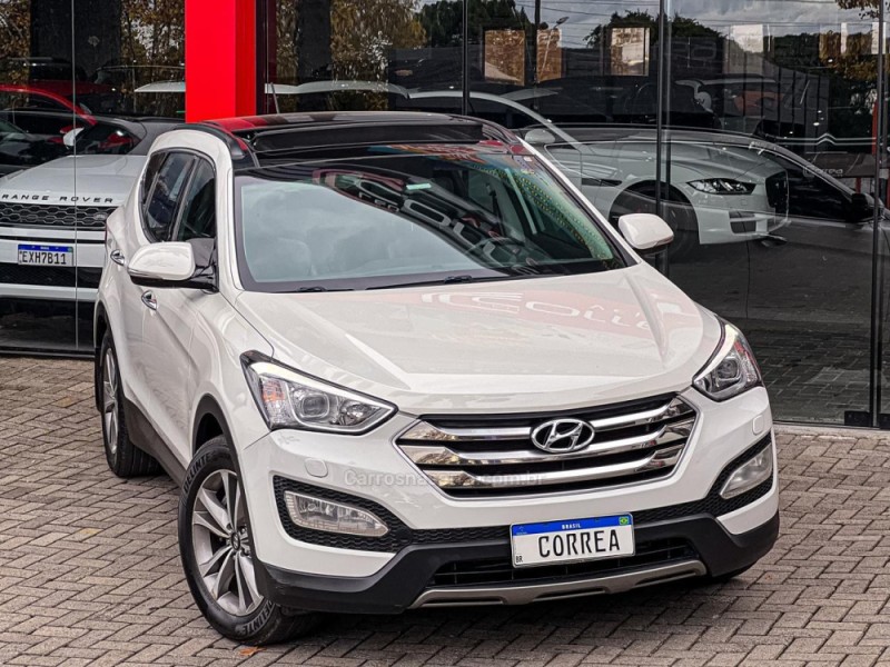 santa fe 3.3 mpfi 4x4 7 lugares v6 270cv gasolina 4p automatico 2015 canela