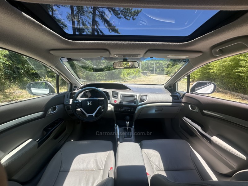 CIVIC 2.0 EXR 16V FLEX 4P AUTOMÁTICO - 2014 - NOVA PRATA