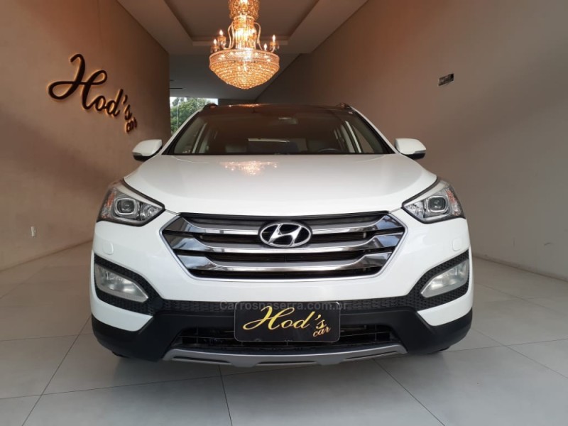 SANTA FÉ 3.3 MPFI 4X4 7 LUGARES V6 270CV GASOLINA 4P AUTOMÁTICO - 2015 - CANELA