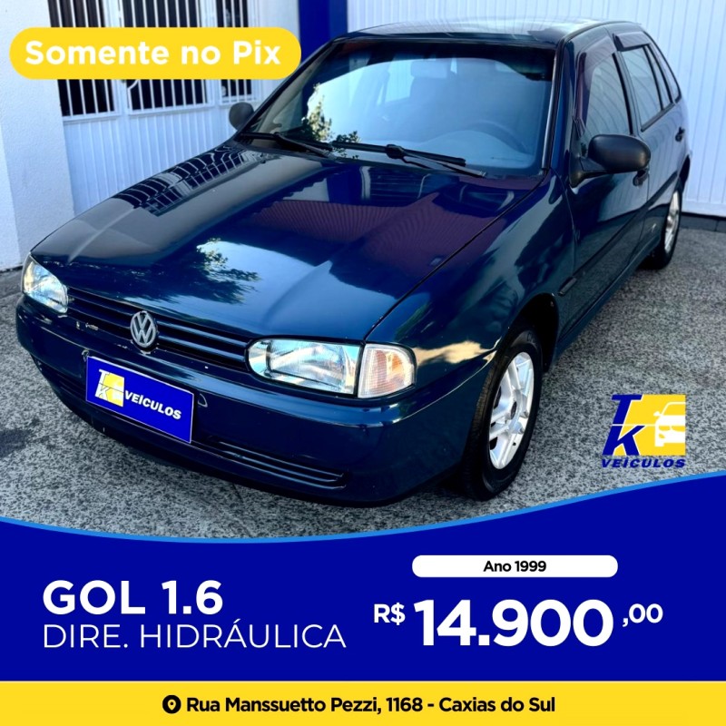 gol 1.6 mi 8v flex 4p manual 1999 caxias do sul