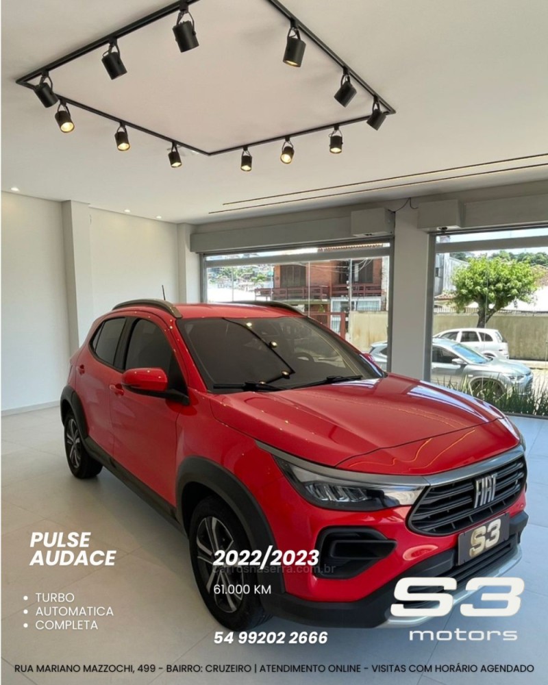 pulse 1.0 audace turbo 200 12v flex 4p automatico 2023 caxias do sul