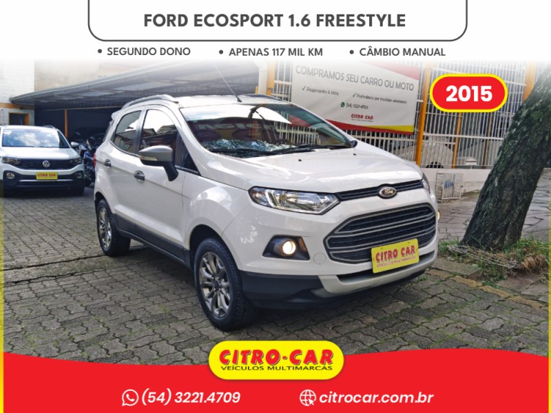 ecosport 1.6 freestyle 16v flex 4p manual 2015 caxias do sul