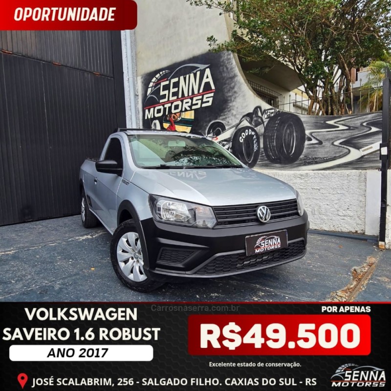 saveiro 1.6 mi cs 8v flex 2p manual g.vi 2017 caxias do sul