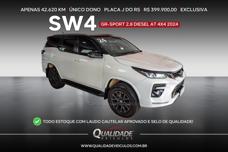 hilux sw4 2.8 gr s 4x4 cd 16v turbo intercooler diesel 4p automatico 2024 santa cruz do sul