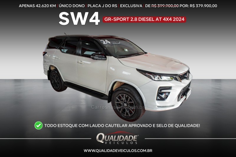 hilux sw4 2.8 gr s 4x4 cd 16v turbo intercooler diesel 4p automatico 2024 santa cruz do sul