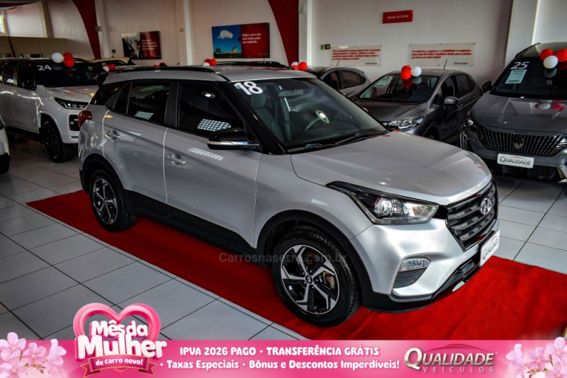 creta 2.0 16v flex sport automatico 2018 santa cruz do sul