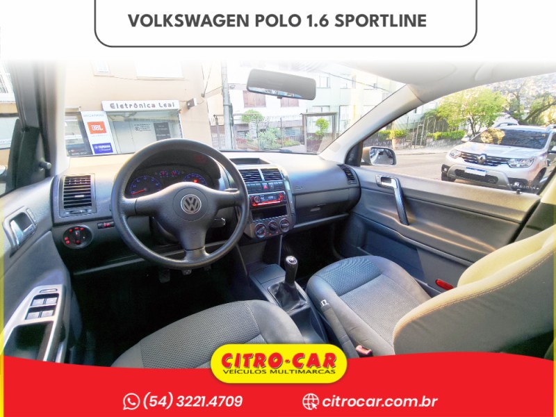 POLO 1.6 MI SPORTLINE 8V FLEX 4P MANUAL - 2007 - CAXIAS DO SUL