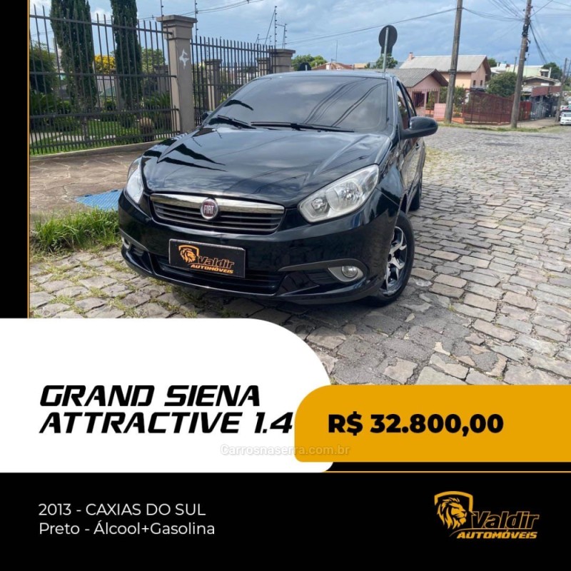 grand siena 1.4 mpi attractive 8v flex 4p manual 2013 caxias do sul