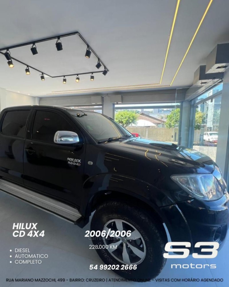 hilux 3.0 srv 4x4 cd 16v turbo intercooler diesel 4p automatico 2006 caxias do sul