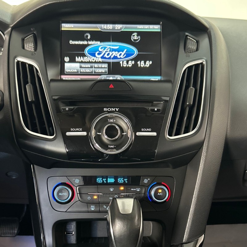FOCUS 2.0 TITANIUM HATCH 16V FLEX 4P AUTOMÁTICO - 2016 - VACARIA