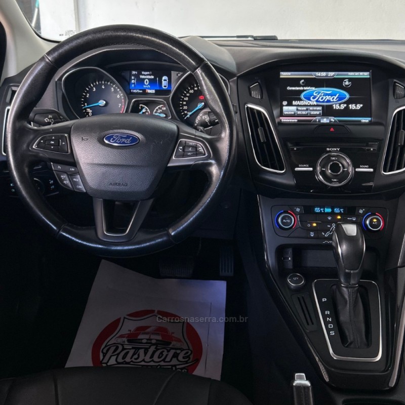 FOCUS 2.0 TITANIUM HATCH 16V FLEX 4P AUTOMÁTICO - 2016 - VACARIA