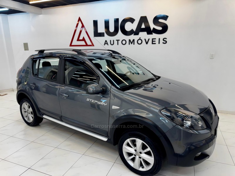 sandero 1.6 stepway 16v flex 4p automatico 2014 bom retiro do sul