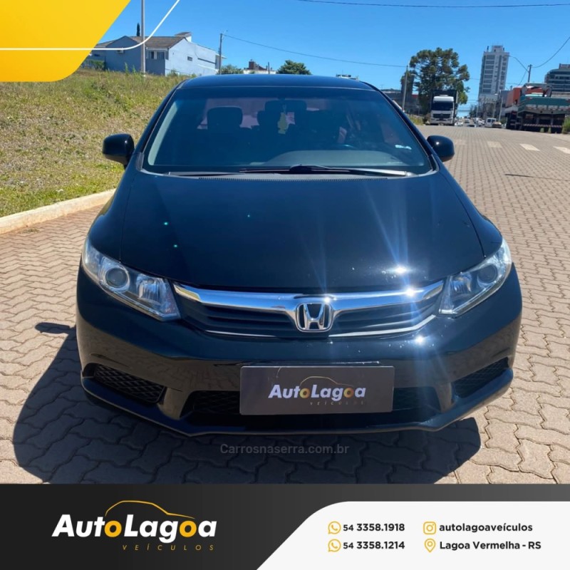 CIVIC 1.8 LXS 16V FLEX 4P MANUAL - 2014 - LAGOA VERMELHA