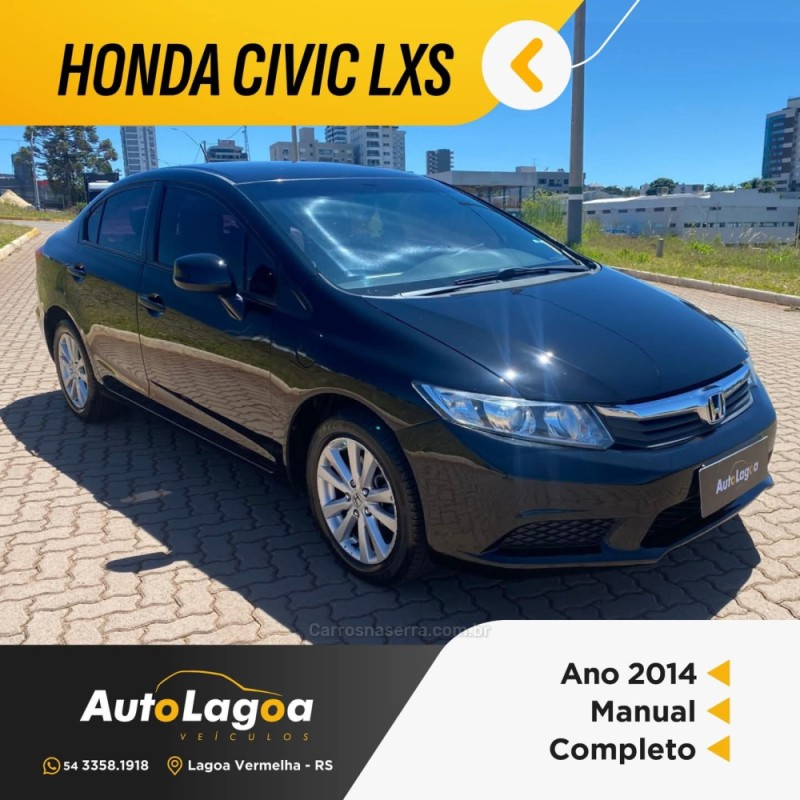 civic 1.8 lxs 16v flex 4p manual 2014 lagoa vermelha