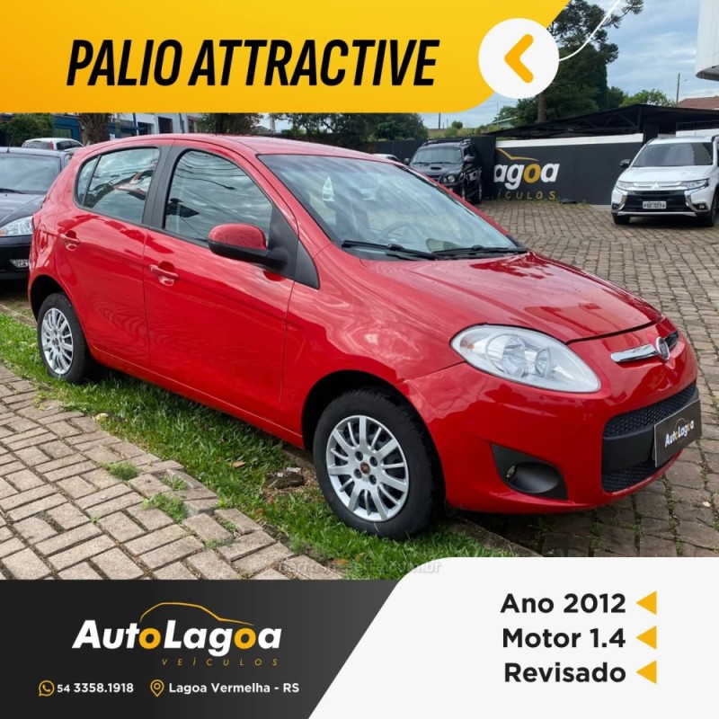 palio 1.4 mpi attractive 8v flex 4p manual 2012 lagoa vermelha