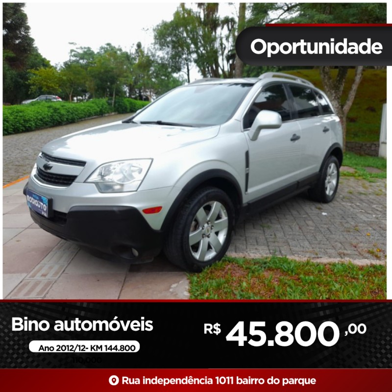 captiva 2.4 fwd sport 16v gasolina 4p automatico 2012 farroupilha