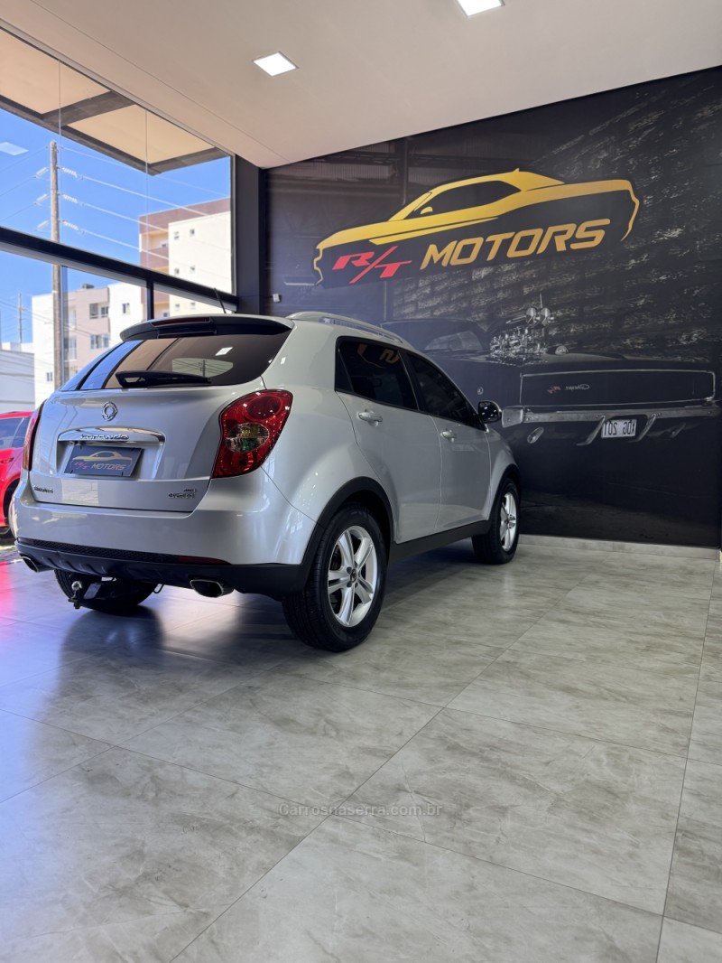 KORANDO 2.2 XDI220 DIESEL 4WD AUTOMÁTICO - 2012 - CAXIAS DO SUL