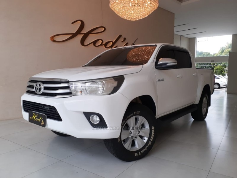 hilux 2.8 srv 4x4 cd 16v diesel 4p automatico 2016 canela