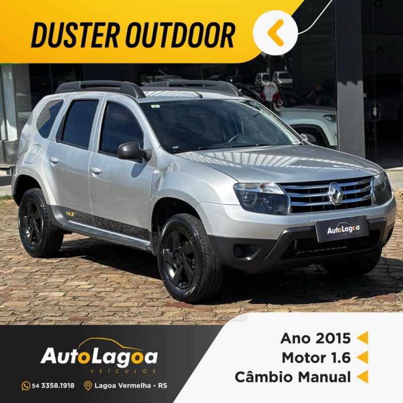 duster 1.6 outdoor 4x2 16v flex 4p manual 2015 lagoa vermelha