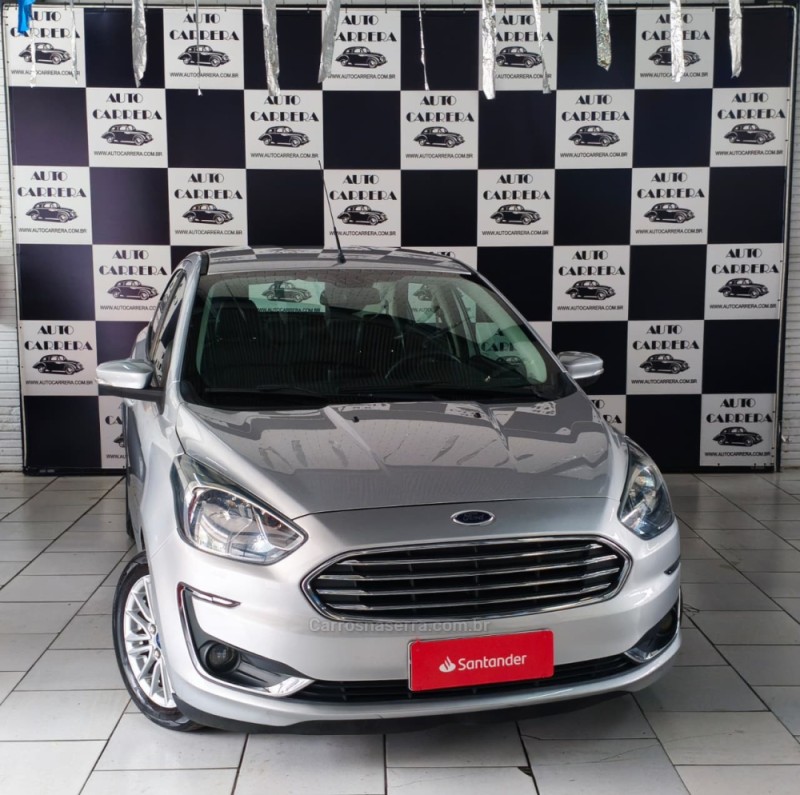 KA 1.5 SEDAN TITANIUM 12V FLEX 4P AUTOMÁTICO - 2019 - NOVO HAMBURGO