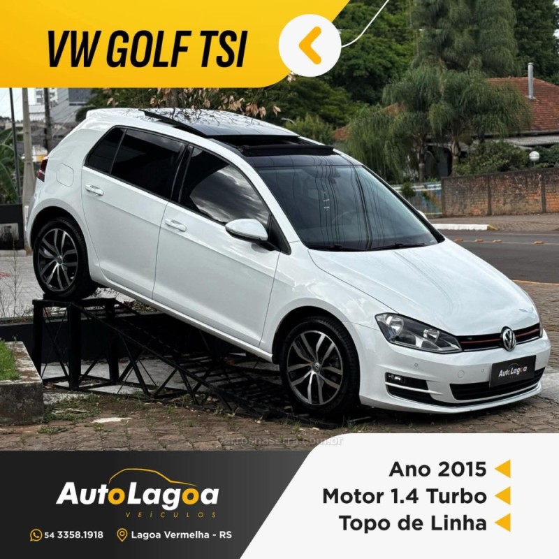 golf 1.4 tsi highline 16v gasolina 4p manual 2015 lagoa vermelha