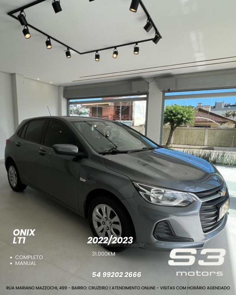 onix 1.0 lt 12v flex 4p manual 2023 caxias do sul