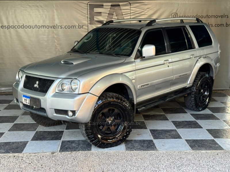 pajero sport 2.5 hpe 4x4 8v turbo intercooler diesel 4p manual 2008 nova prata