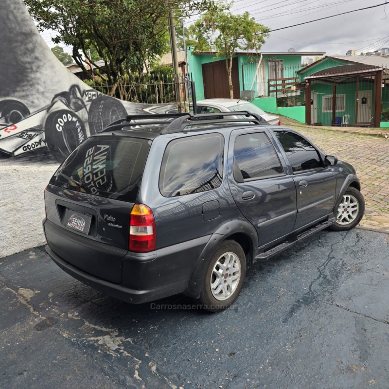 PALIO 1.6 MPI ADVENTURE WEEKEND 8V GASOLINA 4P MANUAL - 2003 - CAXIAS DO SUL