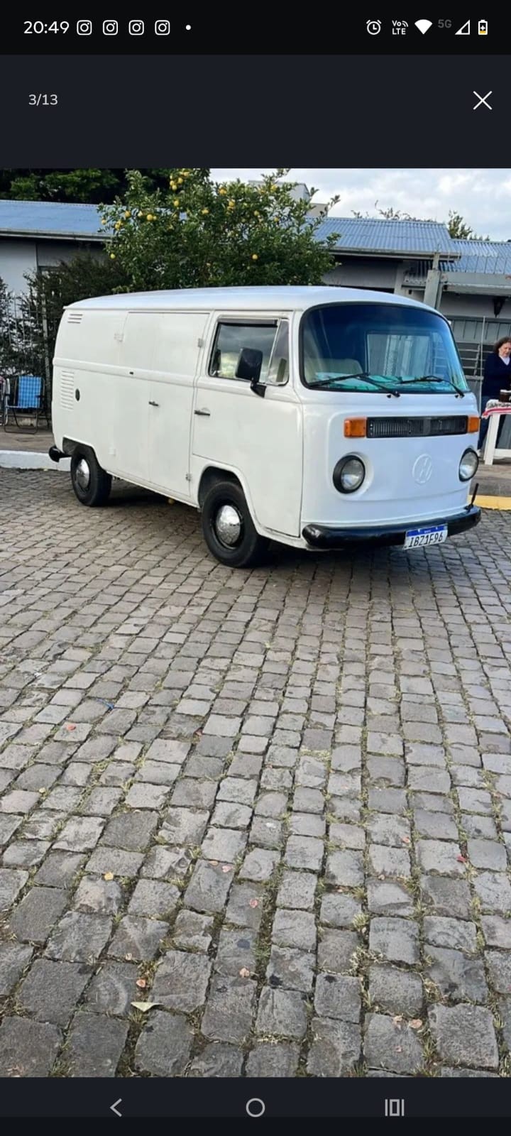 KOMBI 1.6 FURGÃO 8V GASOLINA 3P MANUAL - 1989 - FARROUPILHA