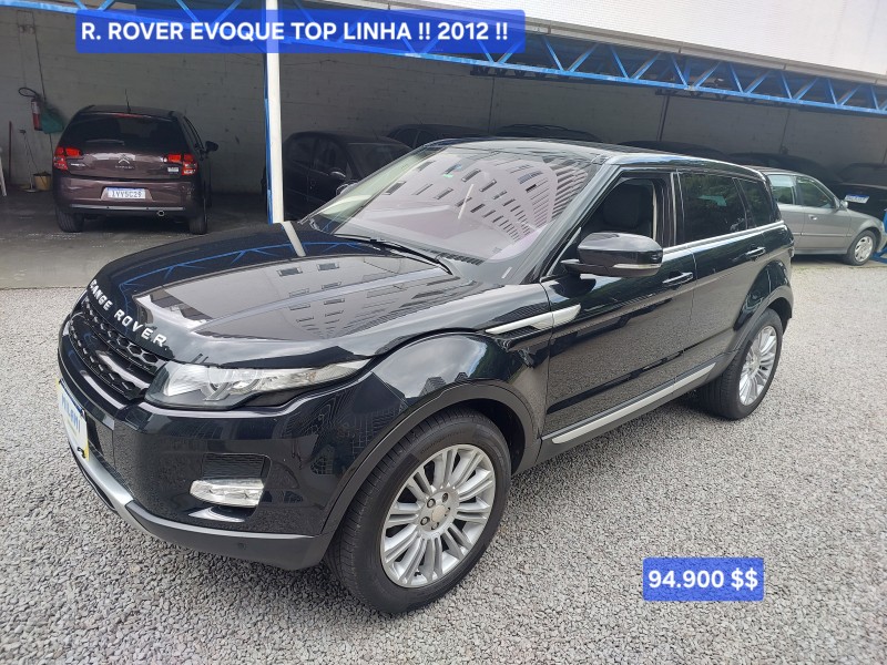range rover evoque 2.0 prestige 4wd 16v gasolina 4p automatico 2012 bento goncalves