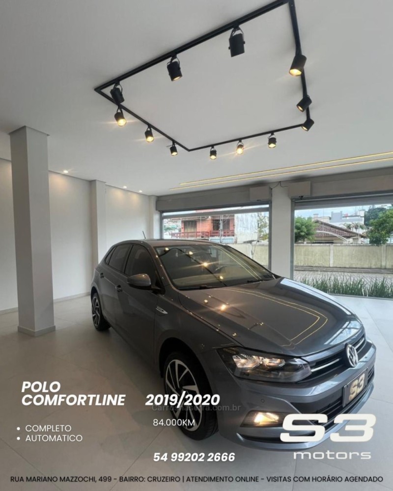 polo 1.0 200 tsi comfortline automatico 2020 caxias do sul