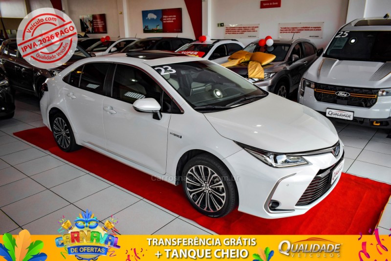 corolla 1.8 altis premium 16v hibrido 4p automatico 2023 santa cruz do sul