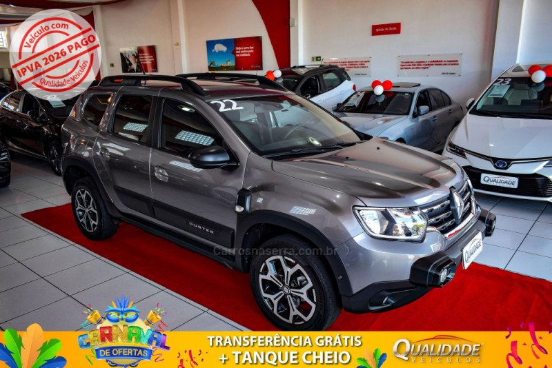 duster 1.6 iconic 16v flex 4p automatico 2022 santa cruz do sul