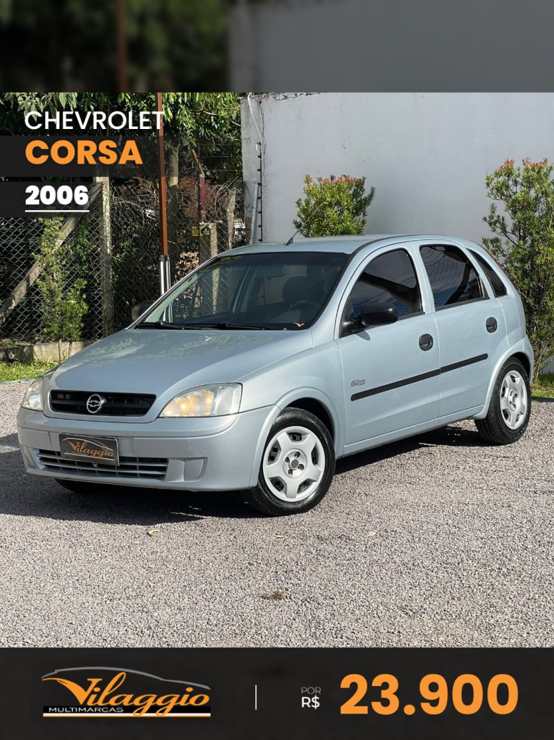 CHEVROLET - CORSA - 2006/2006 - Prata - R$ 23.900,00