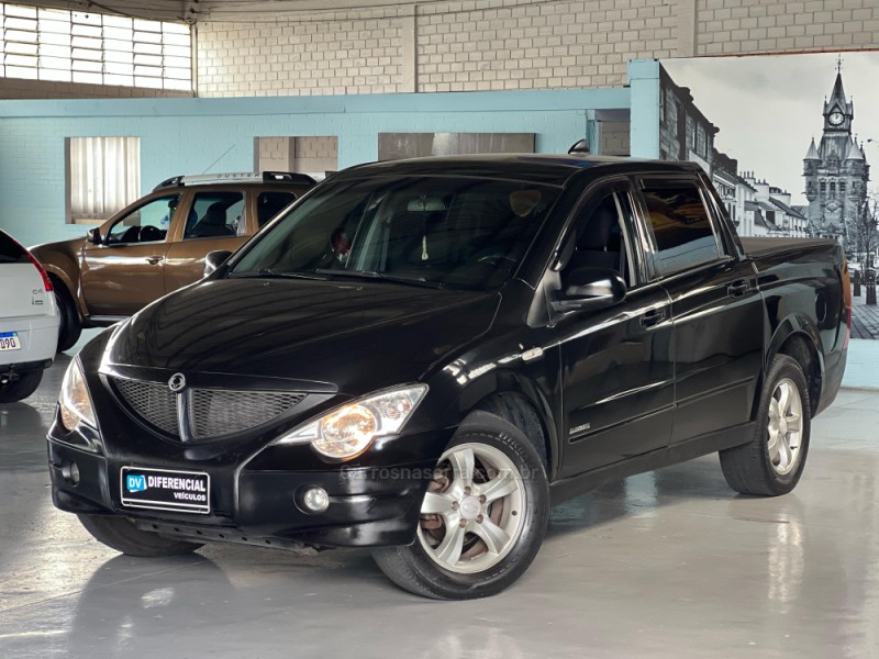 SSANGYONG - ACTYON SPORTS - 2008/2009 - Preta - R$ 45.900,00