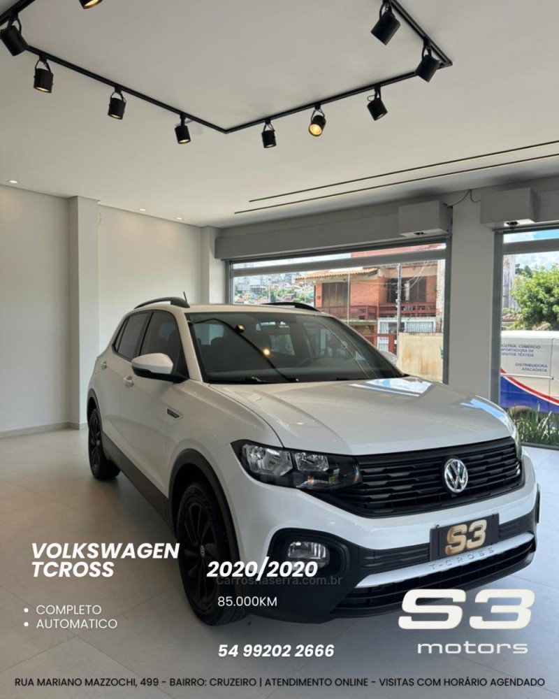 t cross 1.0 tsi 200 sense automatico 2020 caxias do sul