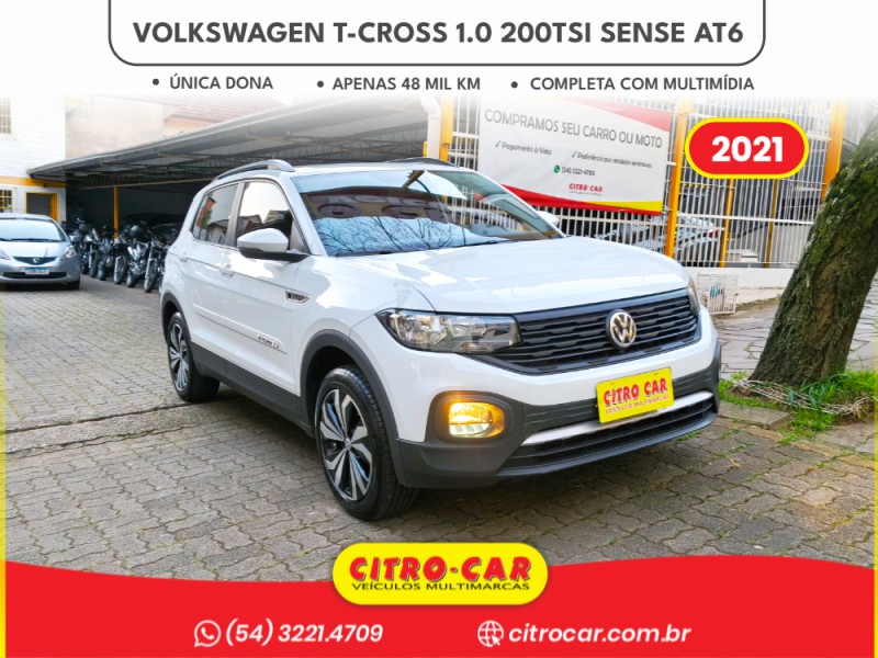 t cross 1.0 tsi 200 sense automatico 2021 caxias do sul