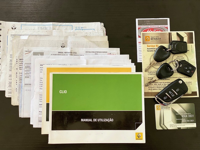 CLIO 1.0 CAMPUS 16V FLEX 4P MANUAL - 2011 - CAXIAS DO SUL