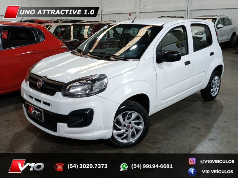 uno 1.0 evo attractive 8v flex 4p manual 2021 caxias do sul