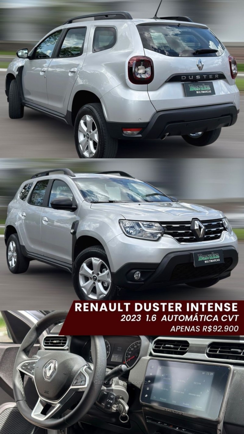 DUSTER 1.6 INTENSE 16V FLEX 4P AUTOMÁTICO - 2023 - NOVO HAMBURGO