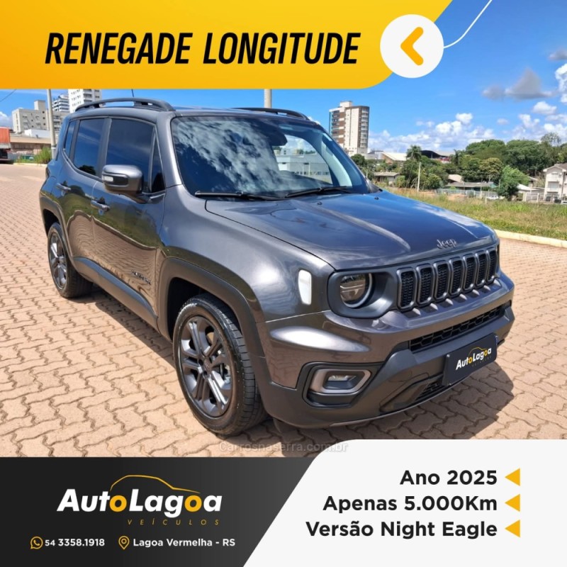 renegade 1.3 16v night eagle t270 turbo flex 4p automatico 2025 lagoa vermelha