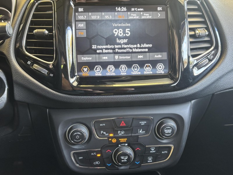 COMPASS 2.0 16V FLEX LIMITED AUTOMÁTICO - 2020 - FARROUPILHA