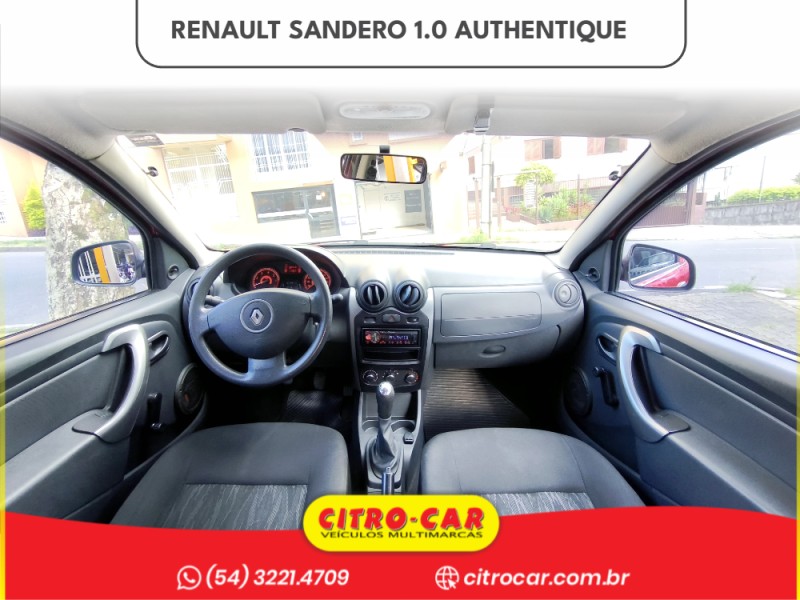 SANDERO 1.0 AUTHENTIQUE 16V FLEX 4P MANUAL - 2014 - CAXIAS DO SUL