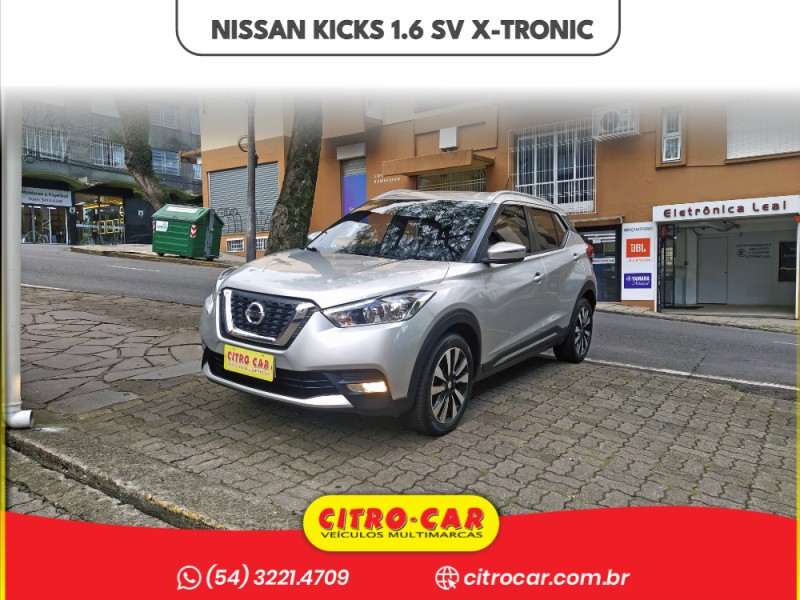 KICKS 1.6 16V FLEX SV 4P XTRONIC - 2018 - CAXIAS DO SUL
