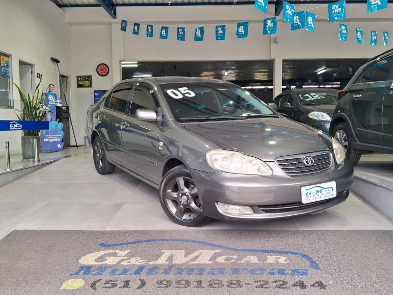 corolla 1.8 xei 16v gasolina 4p automatico 2005 sao sebastiao do cai