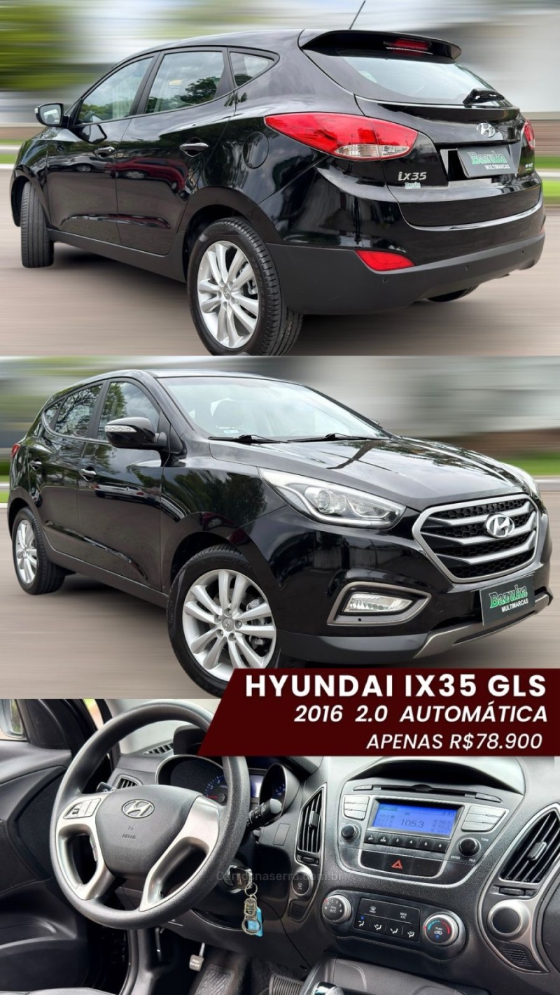 IX35 2.0 MPFI GLS 4X2 16V GASOLINA 4P AUTOMÁTICO - 2016 - NOVO HAMBURGO